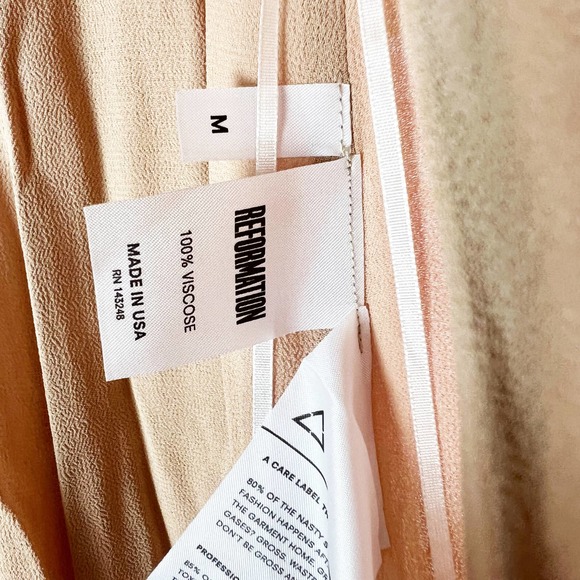 Reformation Pink floral maxi dress Julienne Size Medium - Picture 9 of 14